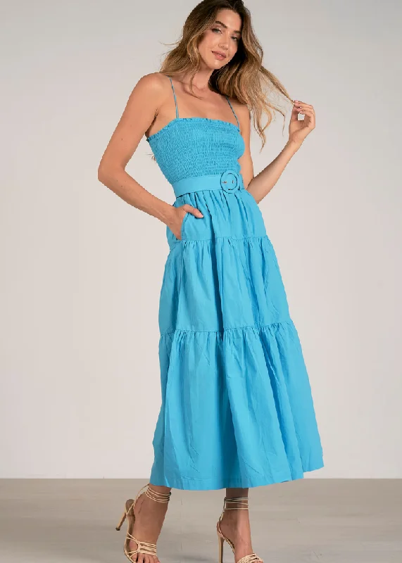 Elan Jillian Maxi Dress - Azure ***FINAL SALE***