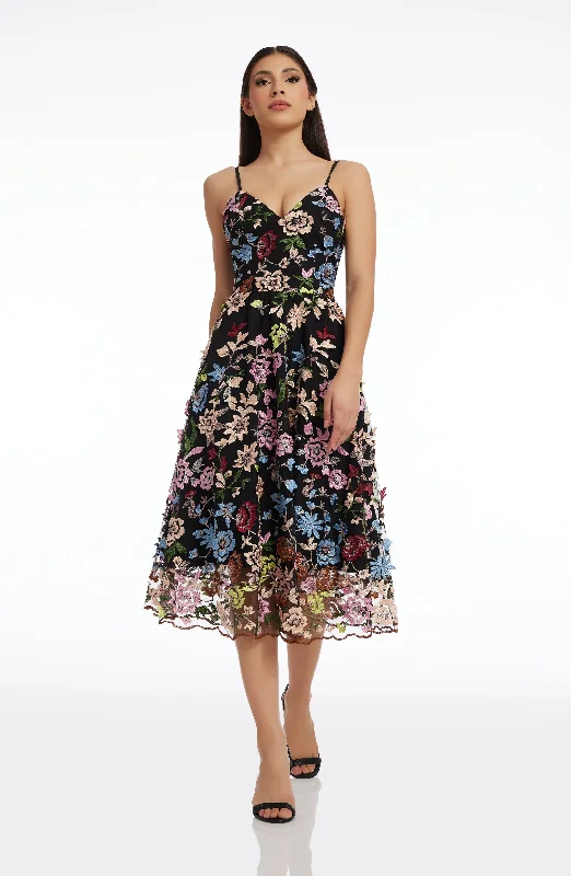 Maren Carnation Floral Dress