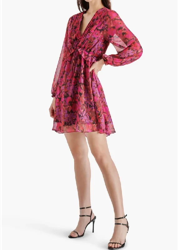 Steve Madden Rami Dress - Dark Fuschia ***FINAL SALE***