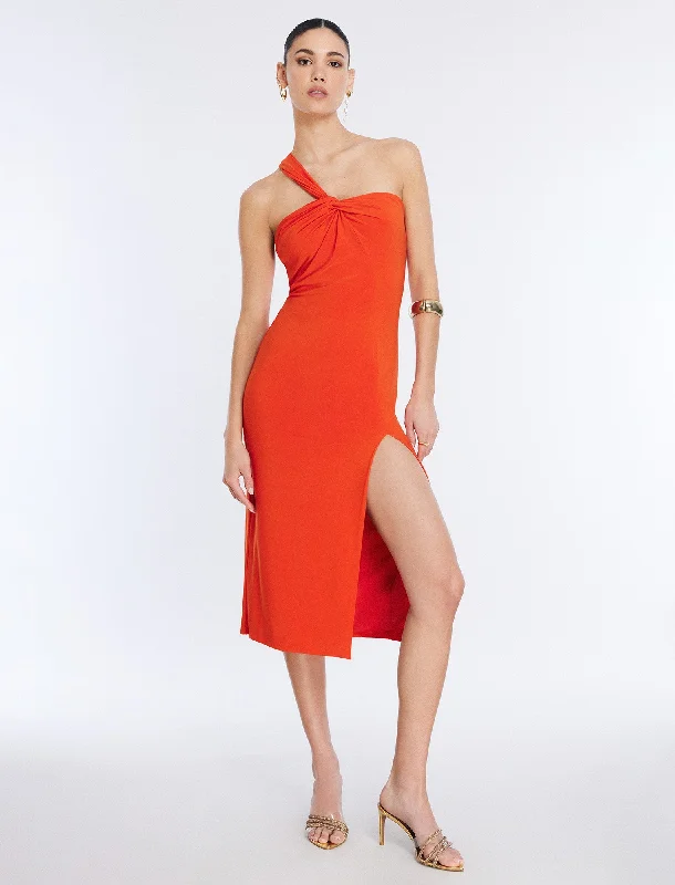 Matilda One Shoulder Midi Dress