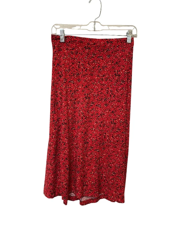 Skirt Maxi By Old Navy In Red, Size: S