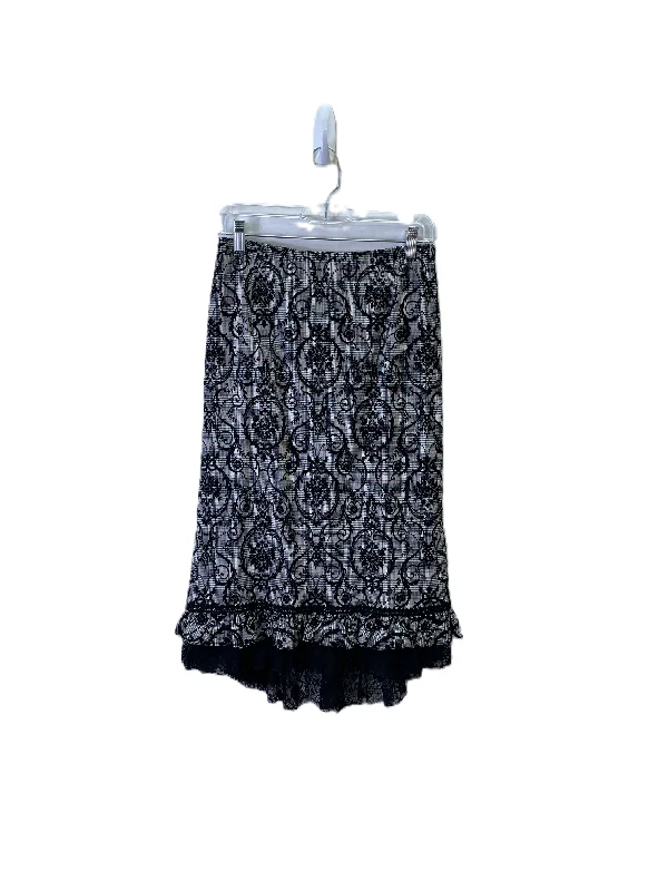 Skirt Midi By Alberto Makali In Black, Size: 6