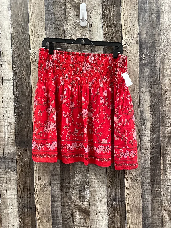 Skirt Mini & Short By Max Studio In Red, Size: L