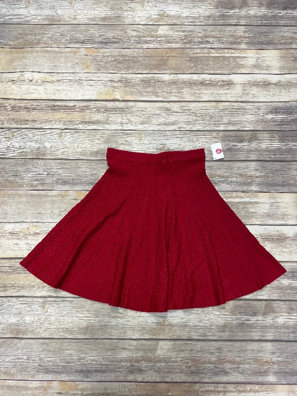 Skirt Mini & Short By Philosophy In Red, Size: S