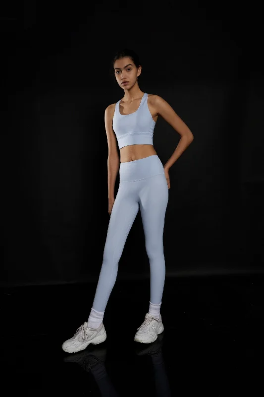 Light Blue High Waisted Gym Leggings