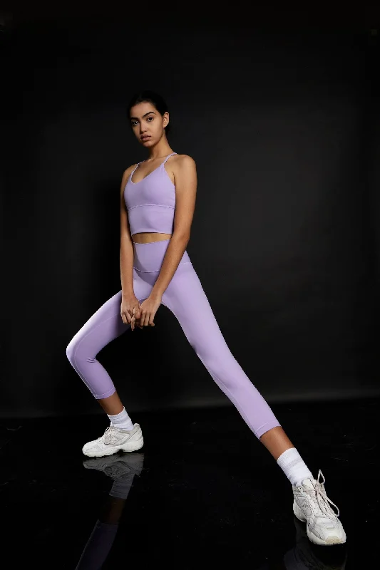 Lavender 7/8 Length Gym Leggings